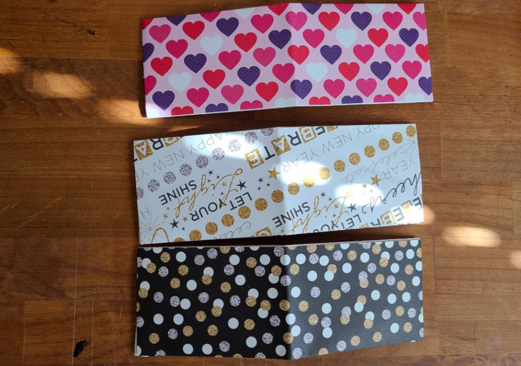 Paper Wallet using scrapbook paper